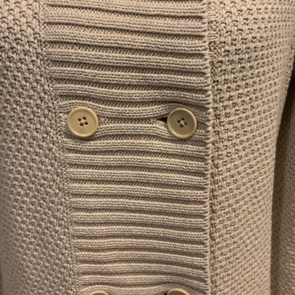 Military Duster Cardigan by Talbots - Picture 4 of 8